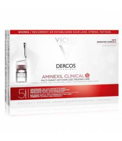 DERCOS Aminexil Clinical 5 Mujer 21 monodosis VICHY