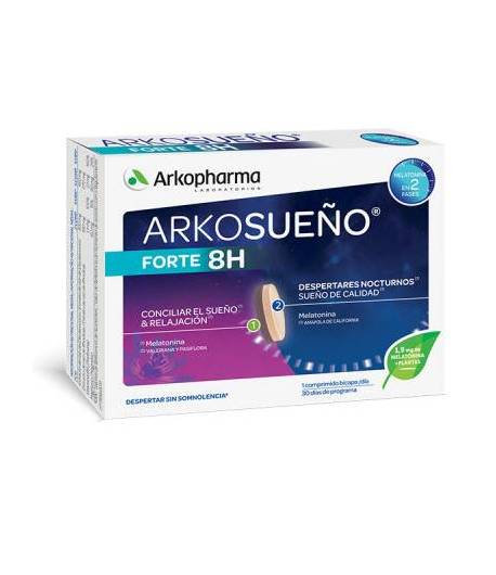 Arkosueño Forte 8 H 30 comprimidos ARKOPHARMA Insomnio