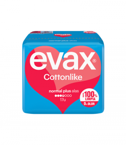 Compresas Cottonlike Normal Plus Alas 14ud EVAX Compresas
