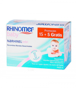Recambios Aspirador Nasal 20ud RHINOMER Baby Descongestivos