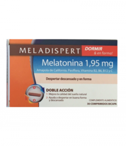 Melatonina MELADISPERT Dormir & en Forma 30comp