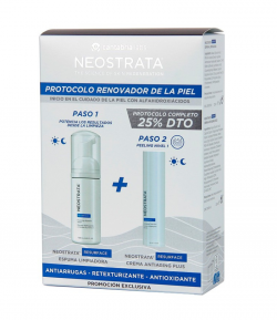 PACK NEOSTRATA RESURFACE Espuma Limpiadora 125ml + Serúm gel Alta Potencia R 50ml CANTABRIA Antiedad