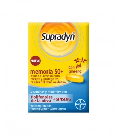 Supradyn Memoria 50+ 30 Comprimidos Intelecto
