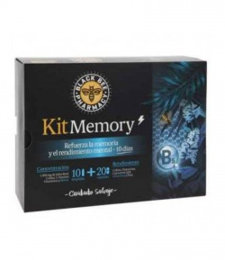 KIT MEMORY 10 Ampollas Concentración + 20 cápsulas Rendimiento BLACK BEE