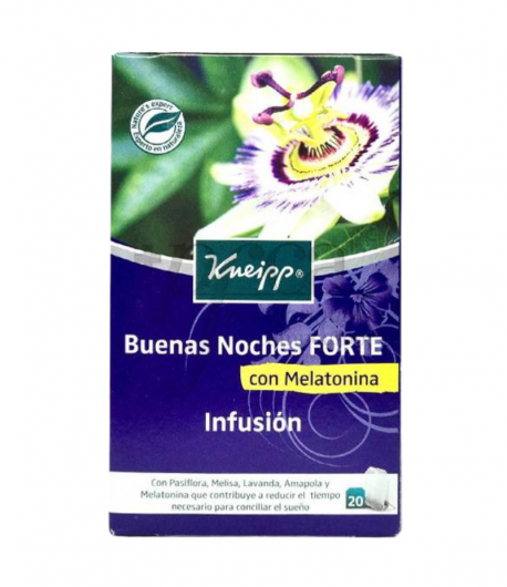 Buenas Noches Forte con Melatonina KNEIPP 20 infusiones Insomnio