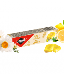 Caramelos sabor limón con hierbas mediterráneas JUANOLA Dolor de garganta