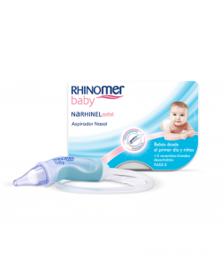 Aspirador Nasal + 2 Recambios RHINOMER Baby Suero Fisiológico
