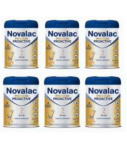 Pack 6ud Leches NOVALAC Premium Proactive 2 800gr Continuación