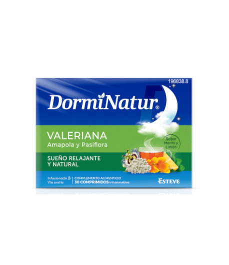 Dorminatur Valeriana, Amapola y Pasiflora 30 comprimidos infusionables