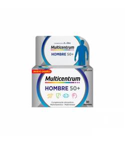 Multicentrum Hombre 50+ 30comp Antiedad