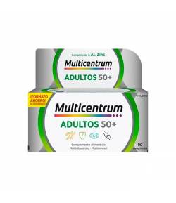 Multicentrum Adultos 50+ 90comp Energía