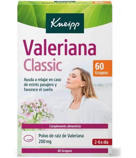 Valeriana Classic Kneipp 60 grageas Insomnio