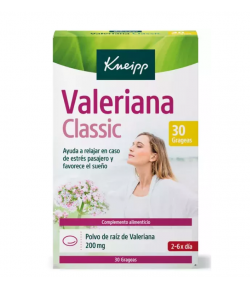 Valeriana Classic Kneipp 30 grageas Insomnio