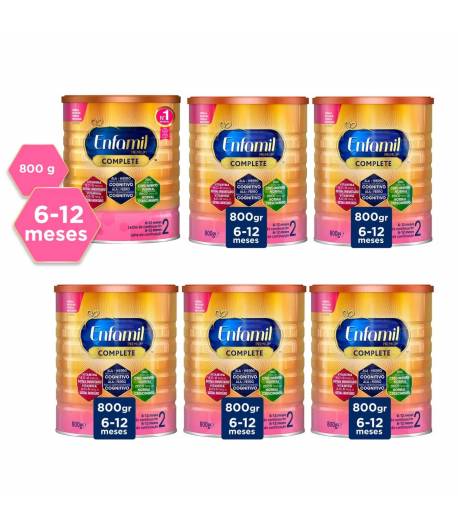 Pack 6ud Leches ENFAMIL Premium 2 800gr Inicio