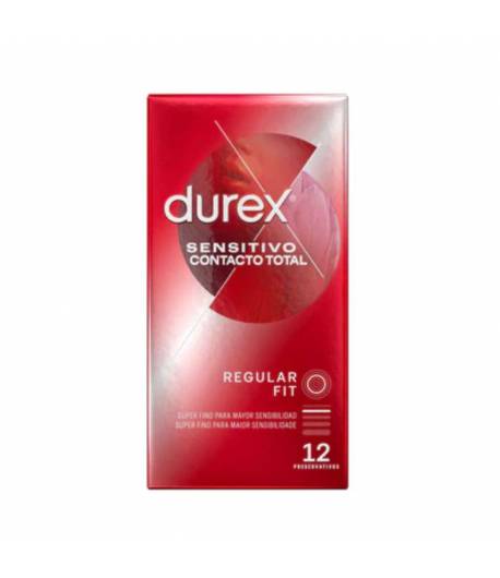 Preservativo Sensitivo Contacto Total DUREX 12ud Preservativos