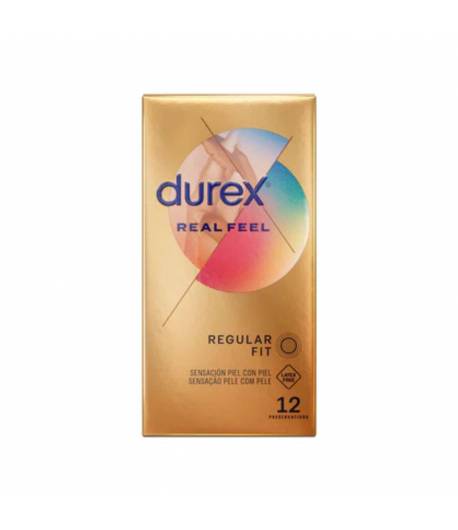 Preservativo Real Feel DUREX 12ud Preservativos