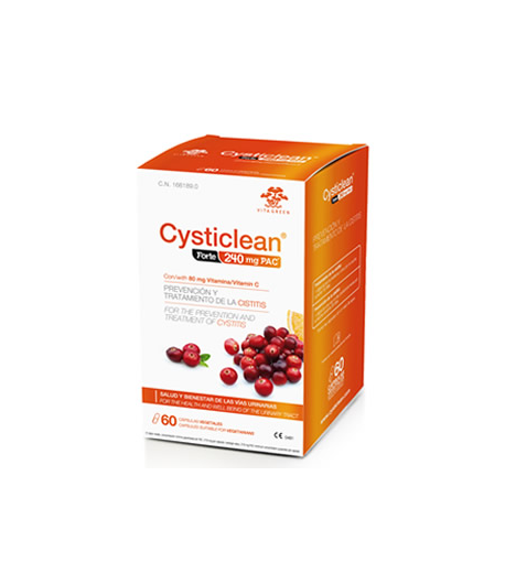Cysticlean 240mg PAC Forte 60caps Aparato Urinario
