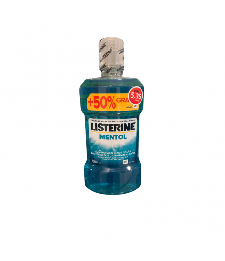 Enjuague Bucal Mentol LISTERINE 500ml Colutorios