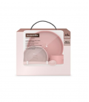 Vajilla Rosa Silicona Soft Colour SUAVINEX Primera Vajilla