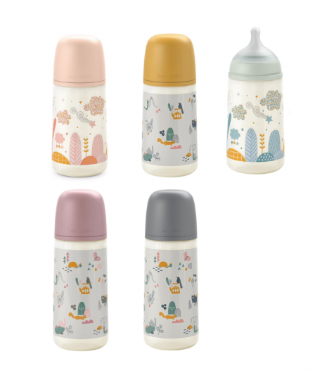 Biberón Fisiológico SX Pro Silicona Colección Walk in the Park SUAVINEX Biberones