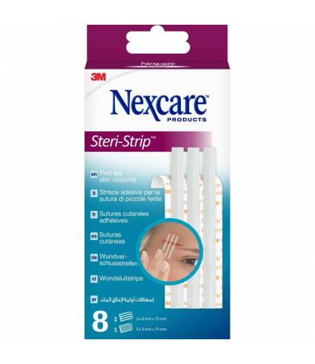 Steri Strip Sutura Cutánea Adhesiva 3mmx7,5cm 3M Apósitos