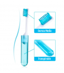 Cepillo Dental Viaje Azul Cepillos