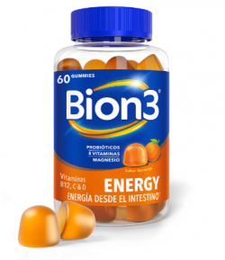 Bion3 Energy 60 Gummies sabor naranja