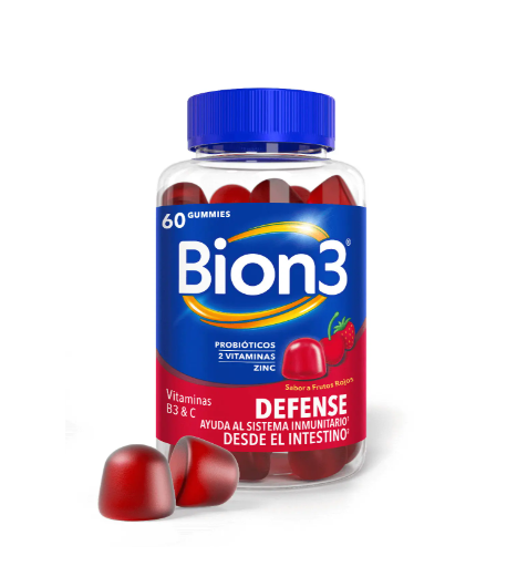 Bion3 Defense 60 Gummies sabor frutos rojos