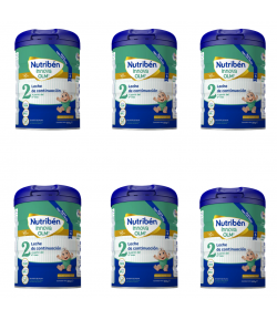 Pack 6 ud Leches NUTRIBEN Innova 2 800gr x 6