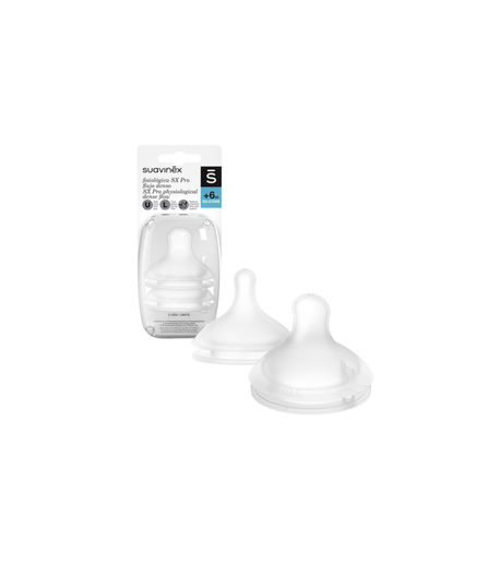 Tetina Biberón SX Pro Flujo Denso L Silicona 2ud SUAVINEX