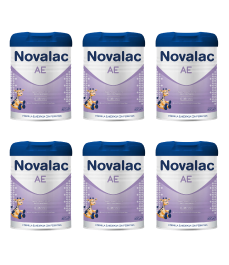 Pack 6ud Leches NOVALAC AE 800gr Anti-Estreñimiento