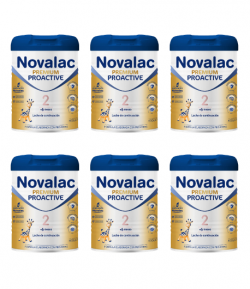 Pack 6ud Leches NOVALAC Premium Proactive 2 800gr Continuación