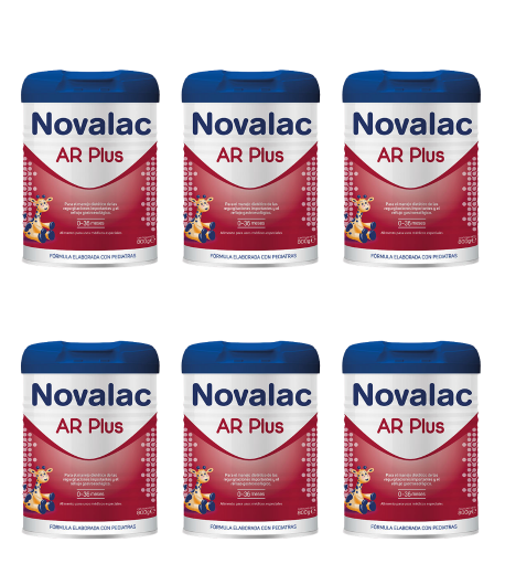 PACK NOVALAC AR PLUS 6 UDS Anti-Regurgitación