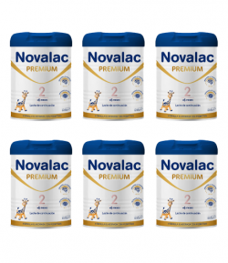 Pack 6ud Leches NOVALAC Premium 2 800gr Continuación