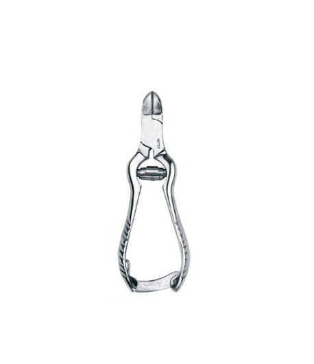 Alicate Pedicura Cromado Muelle Gusanillo 12cm BETER Manicura - Pedicura