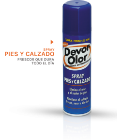 Spray Pies y Calzado 150ml DEVOR-OLOR Desodorantes