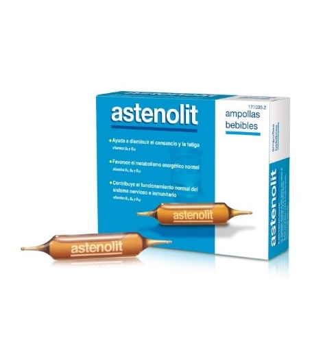 Astenolit 12 ampollas bebibles de 10ml Salud