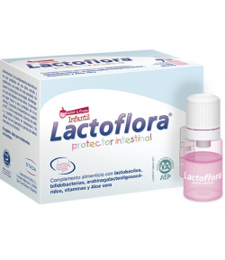 Protector Intestinal Infantil LACTOFLORA 7 viales Tránsito Intestinal