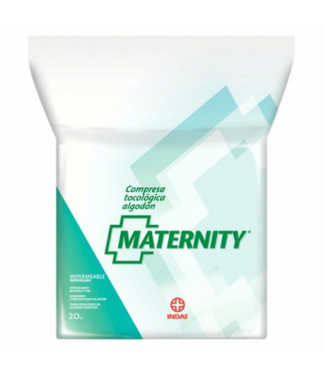 Compresa Tocológica de Celulosa Maternity 20ud Compresas