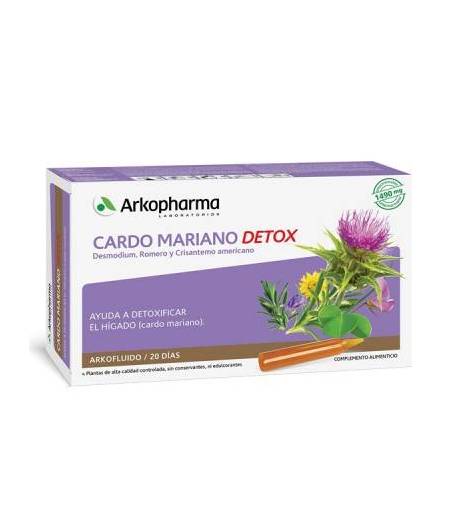 ARKOFLUIDO Cardo Mariano Detox 20ud ARKOPHARMA Suplementos