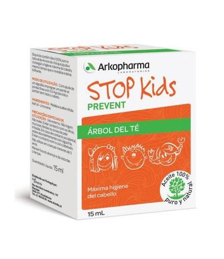 STOP KIDS Aceite Árbol de Té 15ml ARKOPHARMA Piojos