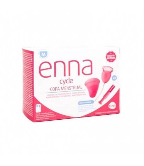 Copa Menstrual Talla M con Aplicador ENNA CYCLE Higiene Íntima