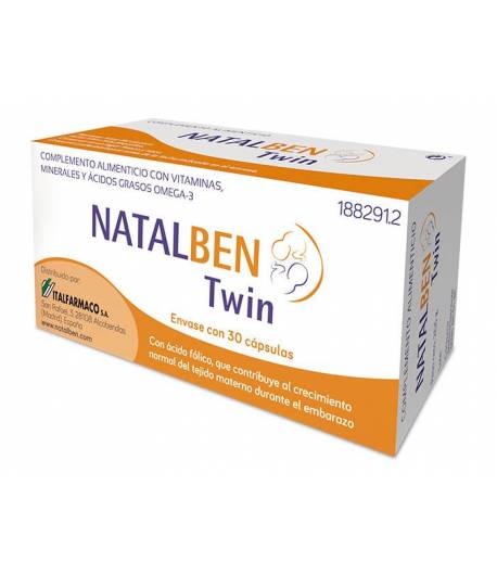 NATALBEN Twin 30 cápsulas Vitaminas