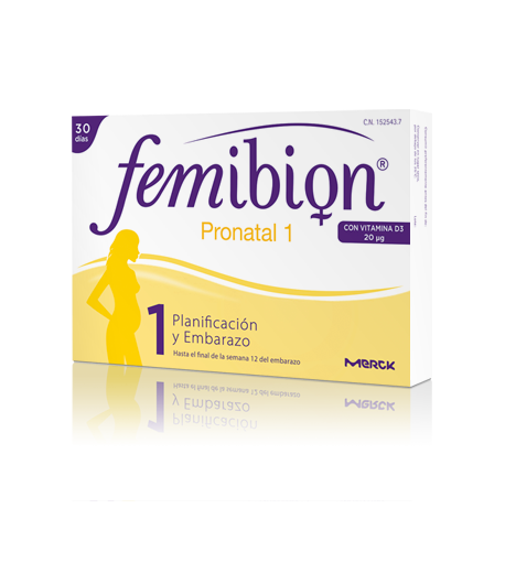 FEMIBION Pronatal 1 Planificación y Embarazo 30comp Vitaminas