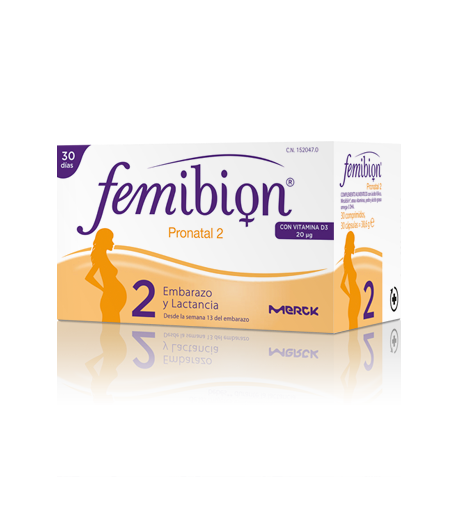 FEMIBION Pronatal 2 Embarazo y Lactancia 30caps + 30 comp Vitaminas