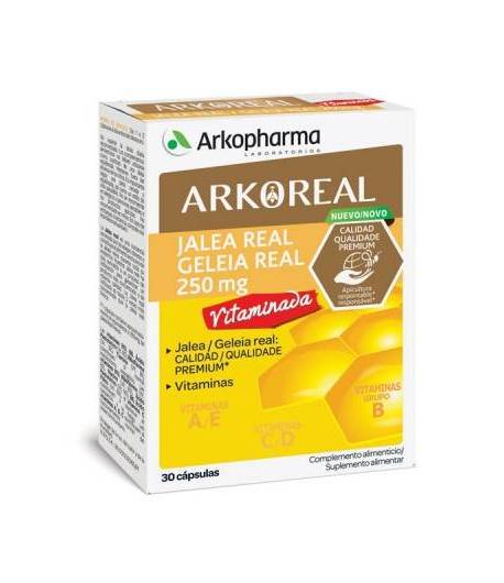 ARKOREAL Jalea Real Vitaminada 250mg 30 caps ARKOPHARMA Energía