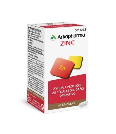 ARKOVITAL Zinc 50caps ARKOPHARMA Defensas
