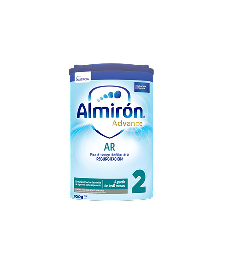 Leche de fórmula anti-regurgitación desde los 6 meses en polvo Almirón  Advance AR 2 lata 800 g.