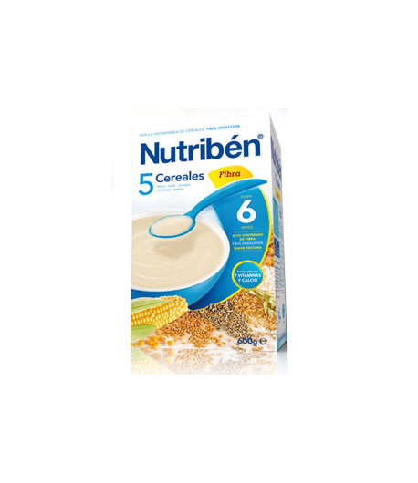 NUTRIBÉN 5 Cereales con Fibra 600gr 5 Cereales